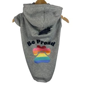 NWT Sydney & Co “Be Proud” Dog Hoodie Size XL